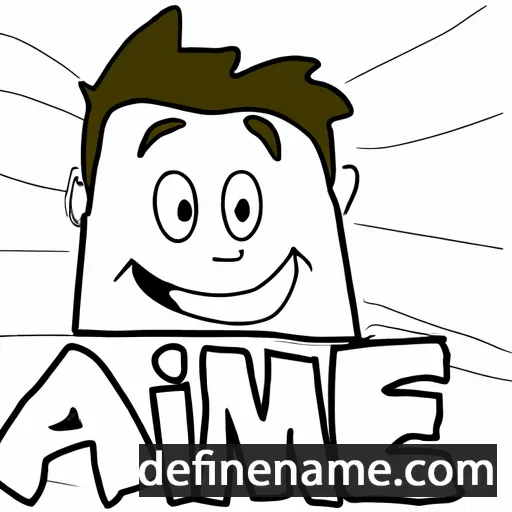 cartoon of the name Aime