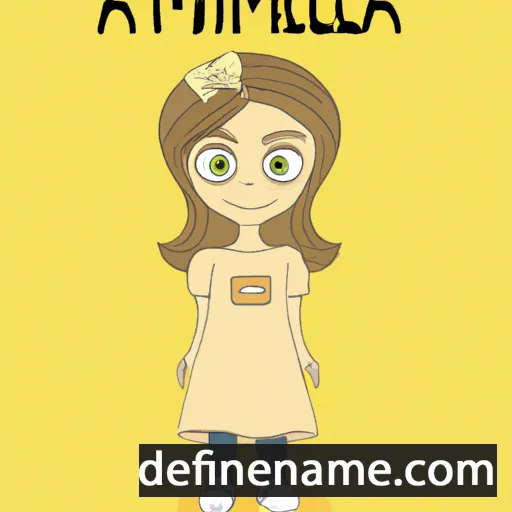 Aimelina cartoon