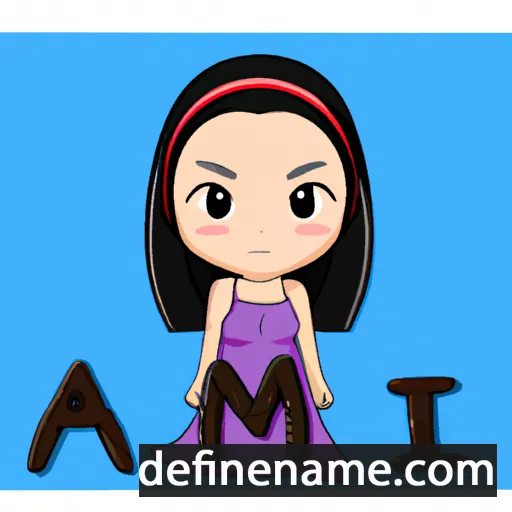 cartoon of the name Aimi