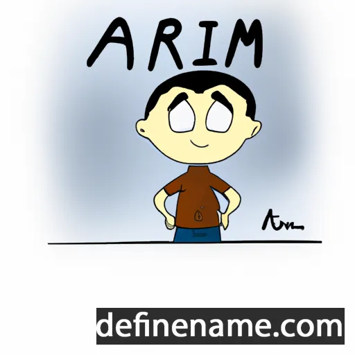 cartoon of the name Aimir