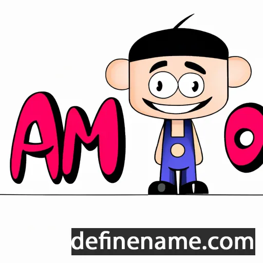 cartoon of the name Aimo