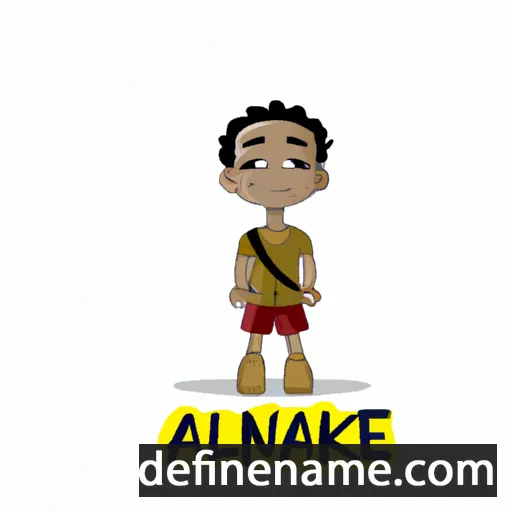 cartoon of the name Ainakele