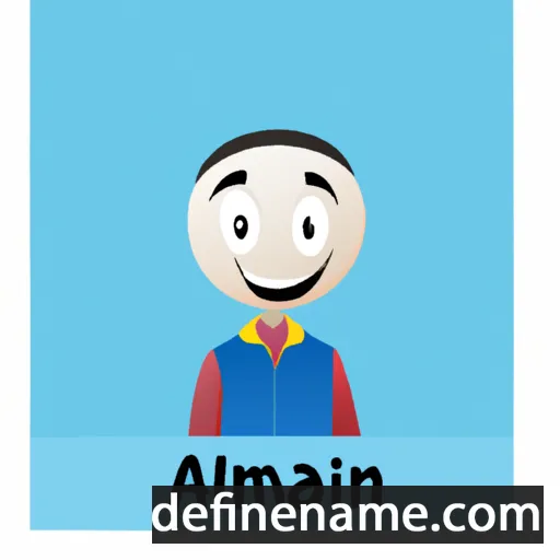 cartoon of the name Ainalrami