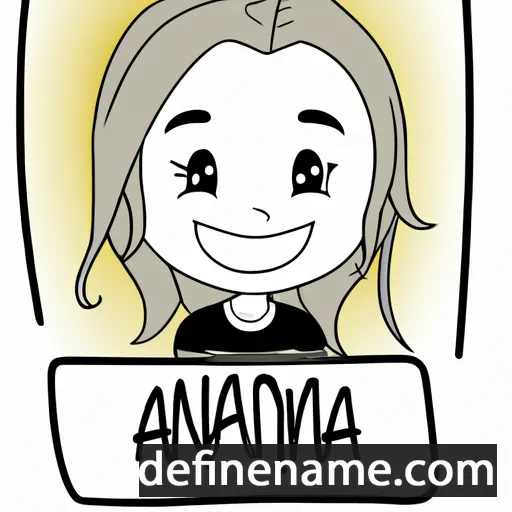 cartoon of the name Ainara