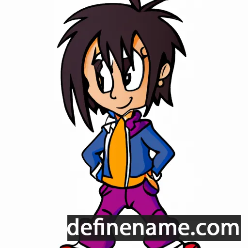 cartoon of the name Ainikki