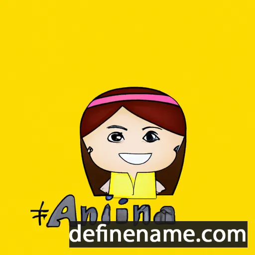 cartoon of the name Ainina