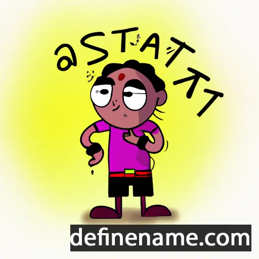 cartoon of the name Aintsoa