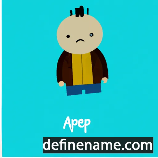 cartoon of the name Aipeng