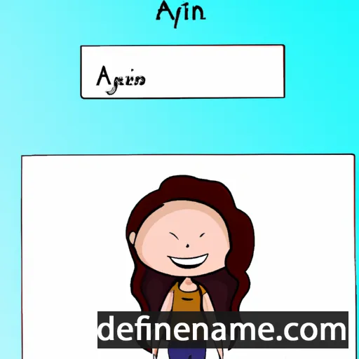 cartoon of the name Airalynn