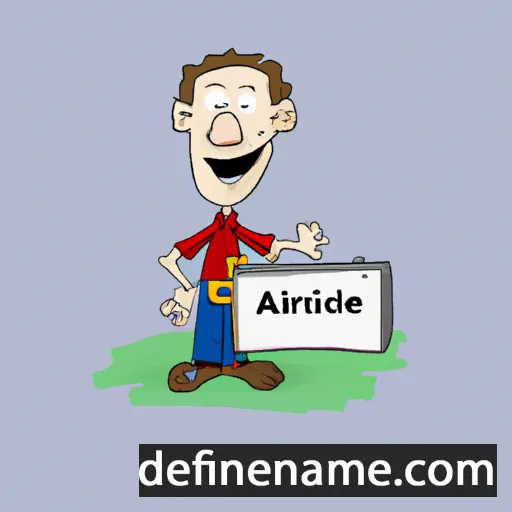 cartoon of the name Airdrie