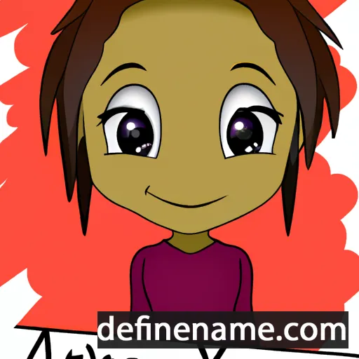 cartoon of the name Aireyanna