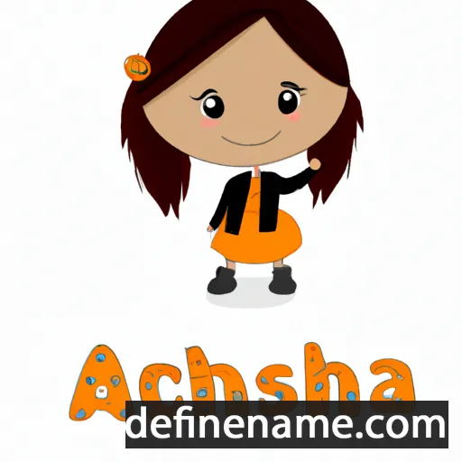 cartoon of the name Aischa