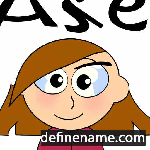 cartoon of the name Aiske