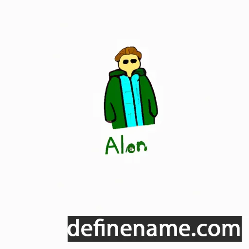 cartoon of the name Aislen