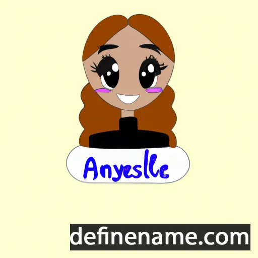 cartoon of the name Aisleyne