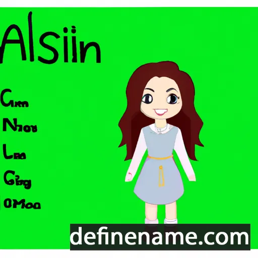 Aislín cartoon