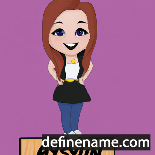 cartoon of the name Aislyn