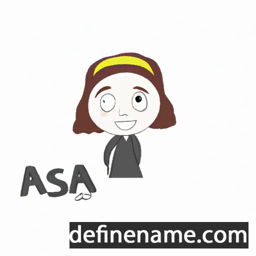 cartoon of the name Aissa