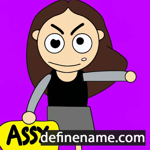 cartoon of the name Aisy