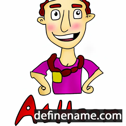 cartoon of the name Aithon