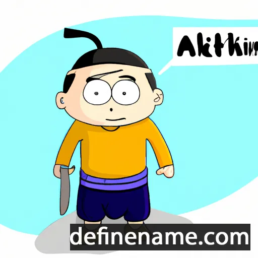 cartoon of the name Aitthikon