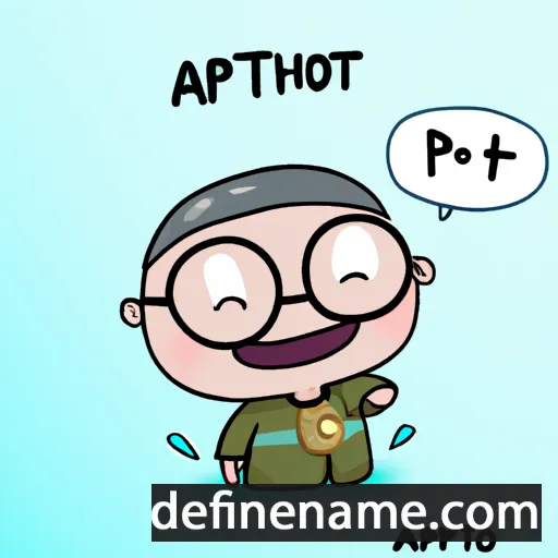 cartoon of the name Aitthipol