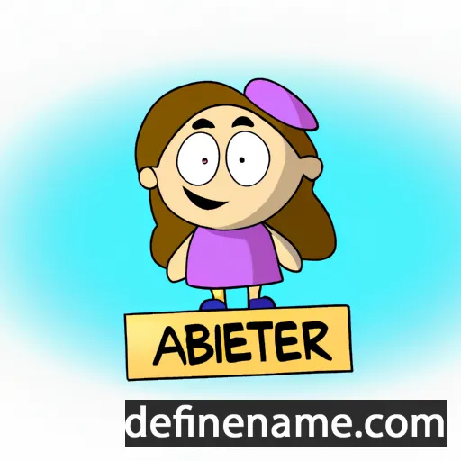 cartoon of the name Aitziber