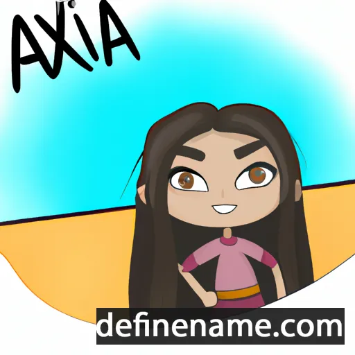 Aixa cartoon