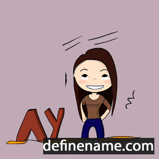 cartoon of the name Aiy