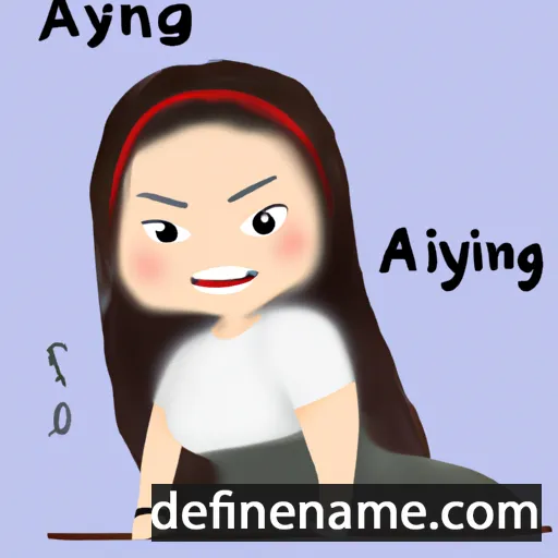 cartoon of the name Aiying