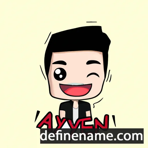 cartoon of the name Aiyy Sien