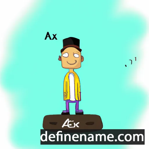 cartoon of the name Aizik