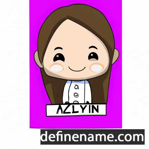 cartoon of the name Aizlyn