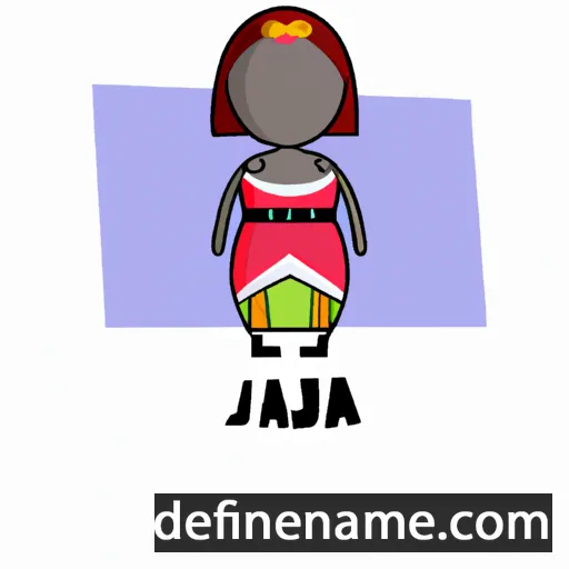 cartoon of the name Ajâja