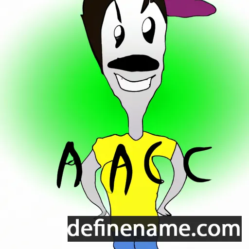 cartoon of the name Ajace