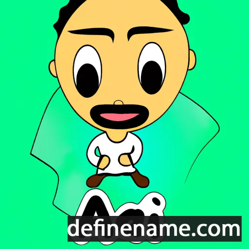 cartoon of the name Ajai