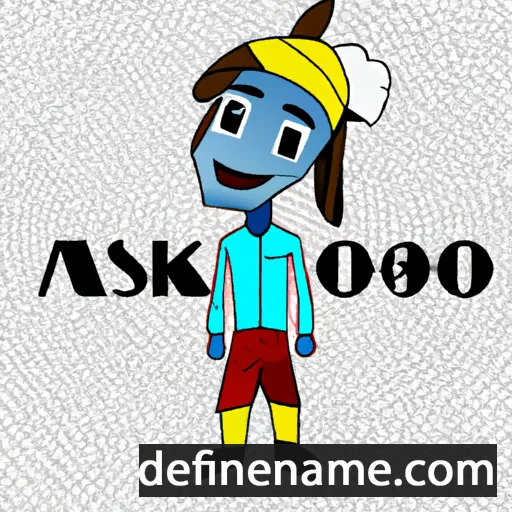 cartoon of the name Ajakso