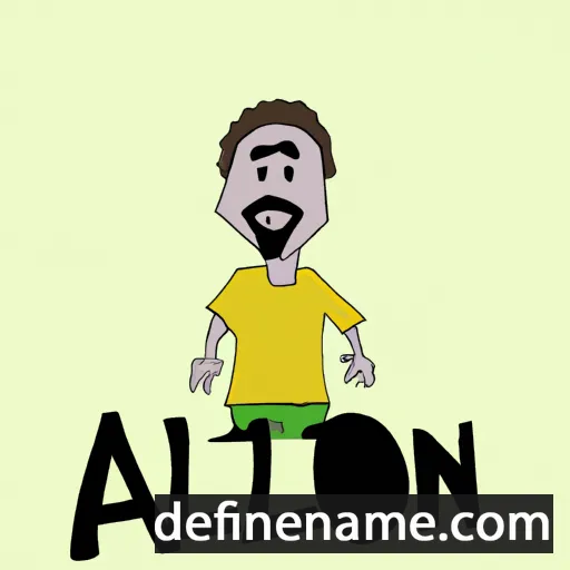 cartoon of the name Ajalon