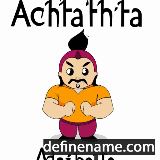 cartoon of the name Ajatashatru