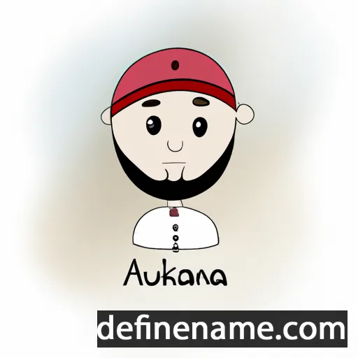 cartoon of the name Ajkuna