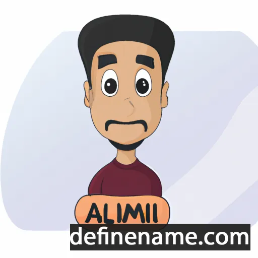 cartoon of the name Ajmal