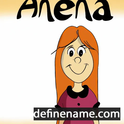 Ajnela cartoon