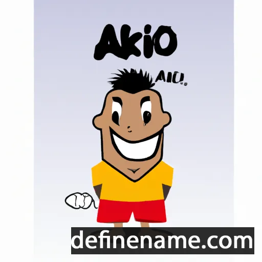 cartoon of the name Ajok