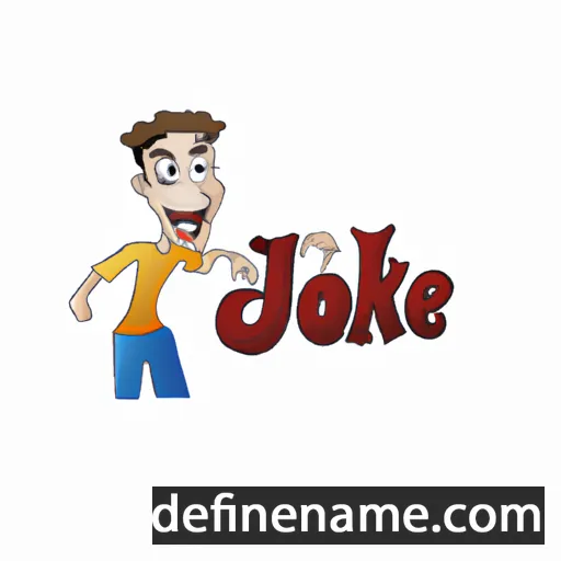 cartoon of the name Ajoke