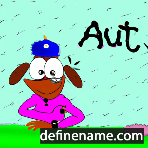 cartoon of the name Ajut