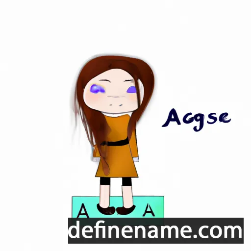 cartoon of the name Aĸigsseĸ