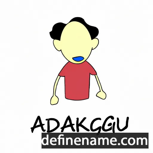 cartoon of the name Akagündüz