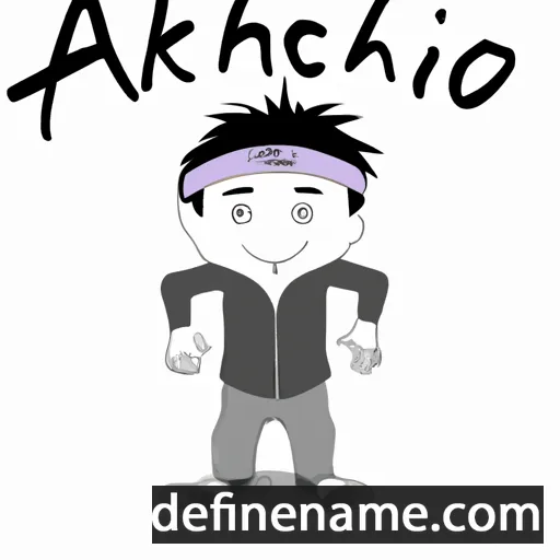 cartoon of the name Akaitcho