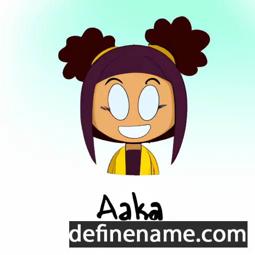 cartoon of the name Akakia