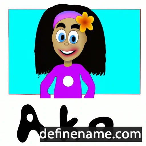 cartoon of the name Akala